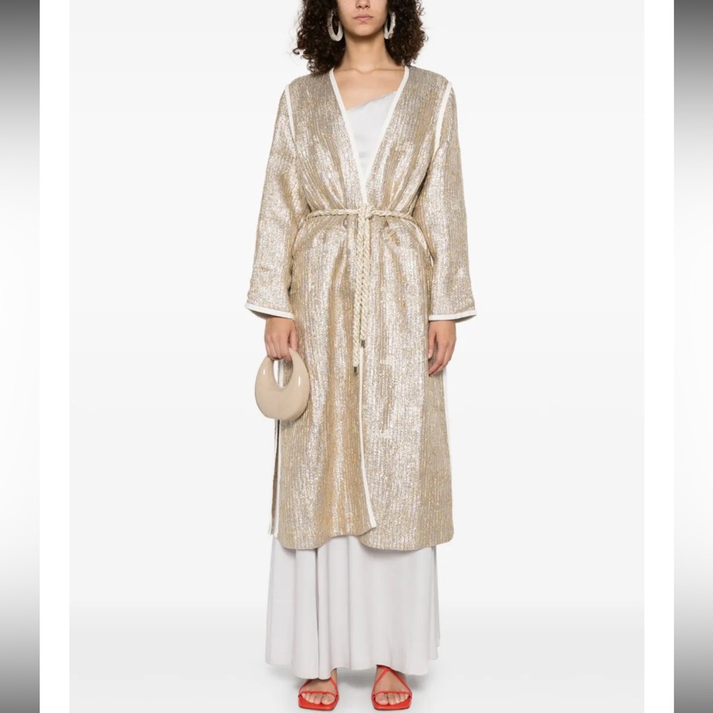 NWT Forte Forte Women’s Twinkle Gold Coat Size 2/Medium